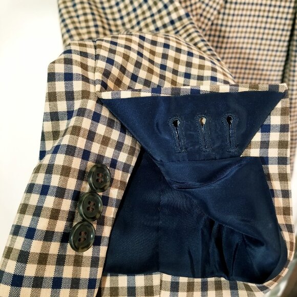 NWT – J Crew Women's Plaid Italian Stretch Wool Blazer – Tollegno 1900 – 8 TALL - Picture 8 of 14